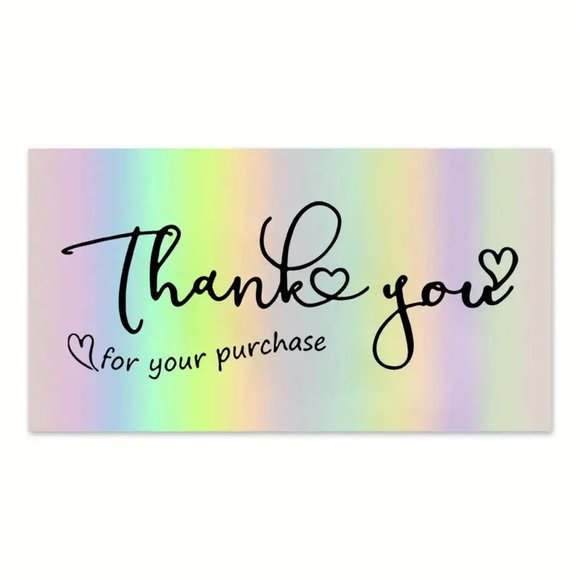 50 Thank You Cards - Picture 1 of 1